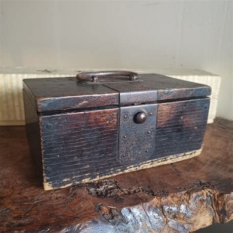 vintage japanese design metal box lined in wood shrine|Antique Original Antique Japanese Boxes for sale .